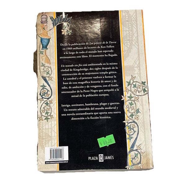 Un Mundo Sin Fin Spanish Edition By Ken Follet Tradeback Kingsbridge Series - Picture 3 of 11